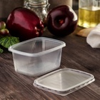 Контейнер одноразовый с крышкой, пластик, набор 10 шт., 250 мл, 10.8×8.2×4.6 см, прозрачный - Фото 7