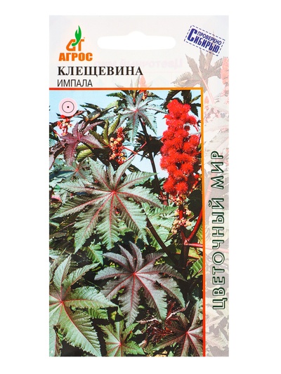 Семена Клещевина «Импала», 4 шт., «Агрос»