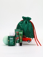 Новогодний подарочный набор косметики в мешке, зимний лес, URAL LAB - фото 119110610