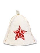 Шапка для бани и сауны «Звезда», полушерсть - фото 60872377