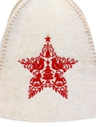 Шапка для бани и сауны «Звезда», полушерсть - фото 60872378