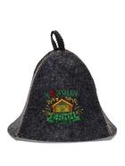 Шапка для бани и сауны «Хозяин бани», полушерсть - фото 60872383