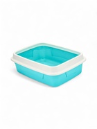 УЦЕНКА Туалет с бортом и сеткой, 45×34×15 см, белый/бирюзовый - Фото 5