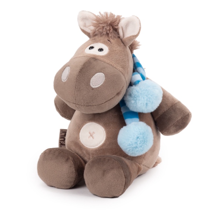 Мягкая игрушка «Коник Кай», с полосатым шарфом, 20 см - Фото 1