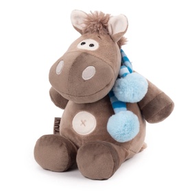 Мягкая игрушка «Коник Кай», с полосатым шарфом, 20 см