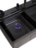 УЦЕНКА Кухонная мойка ZEIN M02, S=3.0 и 0.7мм, смеситель, корзины, разделочная доска, сифон, графит - фото 14982980