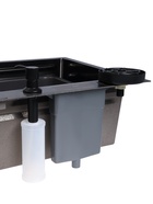 УЦЕНКА Кухонная мойка ZEIN M02, S=3.0 и 0.7мм, смеситель, корзины, разделочная доска, сифон, графит - фото 14982983