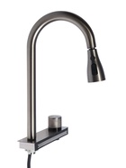 УЦЕНКА Кухонная мойка ZEIN M02, S=3.0 и 0.7мм, смеситель, корзины, разделочная доска, сифон, графит - фото 14982984