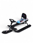 УЦЕНКА Снегокат «Тимка спорт 4-1», со спинкой, чёрный, ТС4-1/Г2 Nika Kids - Фото 6