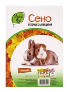 Сено луговое «Зверьё Моё», отборное, ароматное, зеленое, без пыли, календула, 500 г - фото 23596634