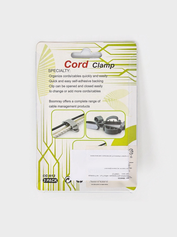 Держатели для проводов, набор 3 шт., на 3 провода, МИКС - фото 51860839