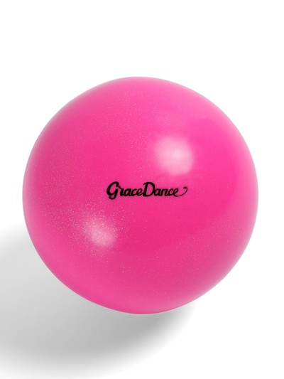 Мяч для художественной гимнастики Grace Dance, 16 см, розовый