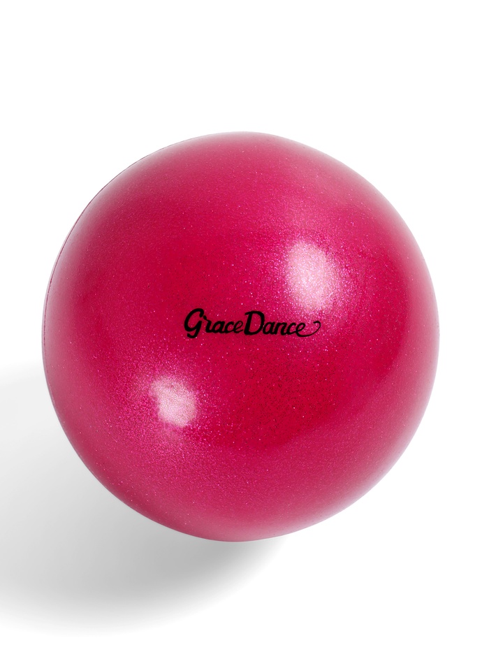 Мяч для художественной гимнастики Grace Dance, 15 см, фуксия - Фото 1
