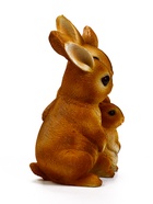 Фигура садовая  26*17*13 см  "Семья зайцев" - фото 60065112