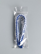 Брелок для ключей на карабине «Паракорд», шнур 0.5 см, сине-белый, на сумку, рюкзак, 14.5×1.8×0.8 см - Фото 5