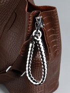 Брелок для ключей на карабине «Паракорд», шнур 0.5 см, чёрно-белый, на сумку, рюкзак, 14.5×1.8×0.8 см - Фото 1