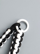 Брелок для ключей на карабине «Паракорд», шнур 0.5 см, чёрно-белый, на сумку, рюкзак, 14.5?1.8?0.8 см (комплект 2 шт) - фото 60065129