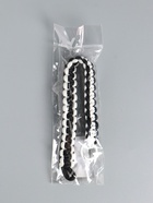 Брелок для ключей на карабине «Паракорд», шнур 0.5 см, чёрно-белый, на сумку, рюкзак, 14.5?1.8?0.8 см (комплект 2 шт) - фото 60065131