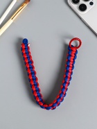 Брелок для ключей на карабине «Паракорд», шнур 0.5 см, красно-синий, на сумку, рюкзак, 14.5×1.8×0.8 см - Фото 4