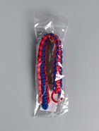 Брелок для ключей на карабине «Паракорд», шнур 0.5 см, красно-синий, на сумку, рюкзак, 14.5×1.8×0.8 см - Фото 5