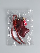 Брелок для ключей на карабине кожзам «Терьер», с узлом, винный, на сумку, рюкзак, 14×8×1.2 см - фото 809311192