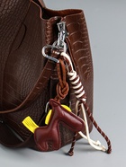 Брелок для ключей на карабине кожзам, текстиль «Лошадка с сердечком», с узлом, на сумку, рюкзак, 26×10×1.5 см - Фото 2