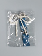 Брелок для ключей на карабине с джинсовым ремешком «Жемчужный бант и бабочка», бусины d=0.5 см, на сумку, рюкзак, 15×10.5×1 см - Фото 5