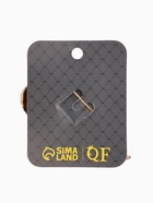 Брошь «Вишня с листиками», красный, зелёный в золоте (комплект 2 шт) - фото 60872463