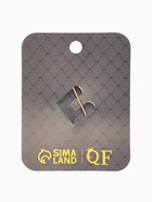 Брошь «Бабочка», белая в золоте (комплект 2 шт) - фото 60872465