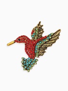 Брошь "Калибри", цветная в чернёном золоте - фото 809311279