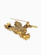 Брошь «Колибри», цветная в чернёном золоте - Фото 3