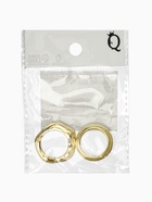 Кольцо пластик «Стиль», набор 2 шт. размер 17, цвет золото - Фото 5