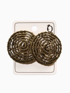 Серьги клипсы для ушей QF «Гипноз», цвет чернёное золото - Фото 3