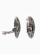 Серьги клипсы для ушей QF «Гипноз», цвет чернёное серебро - Фото 2