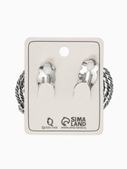 Серьги клипсы для ушей QF «Гипноз», цвет чернёное серебро - Фото 4