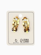 Клипсы «Узел», цвет чернёное золото (комплект 2 шт) - фото 60872482