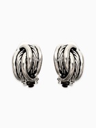 Клипсы "Винтаж" узел, цвет чернёное серебро (комплект 2 шт) - фото 60065247