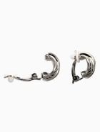 Серьги клипсы для ушей QF «Узел», цвет чернёное серебро - Фото 2