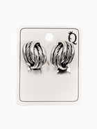 Клипсы "Винтаж" узел, цвет чернёное серебро (комплект 2 шт) - фото 60065249