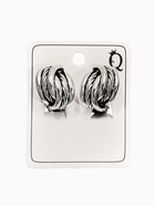 Серьги клипсы для ушей QF «Узел», цвет чернёное серебро - Фото 3