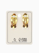 Клипсы «Сова», цвет чернёное золото (комплект 2 шт) - фото 60872487