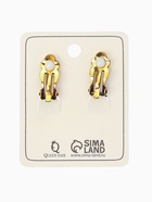 Серьги клипсы для ушей QF «Ракушка», цвет чернёное золото - Фото 4