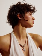 Серьги клипсы для ушей QF «Ракушка», цвет чернёное серебро - Фото 4