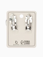 Клипсы «Круг в рубчик», цвет чернёное серебро (комплект 2 шт) - фото 60872503