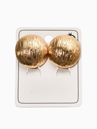 Клипсы "Винтаж" круг, цвет золото (комплект 2 шт) - фото 60065276