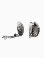 Клипсы "Винтаж" круг, цвет серебро - фото 60065278