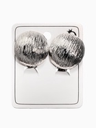 Серьги клипсы для ушей QF «Полукруг», цвет серебро - Фото 3