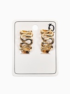 Клипсы "Винтаж" змейка, цвет золото (комплект 2 шт) - фото 60065282