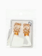 Клипсы «Змейка», цвет золото (комплект 2 шт) - фото 60872510