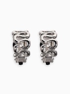 Клипсы "Винтаж" змейка, цвет серебро (комплект 2 шт) - фото 60065283